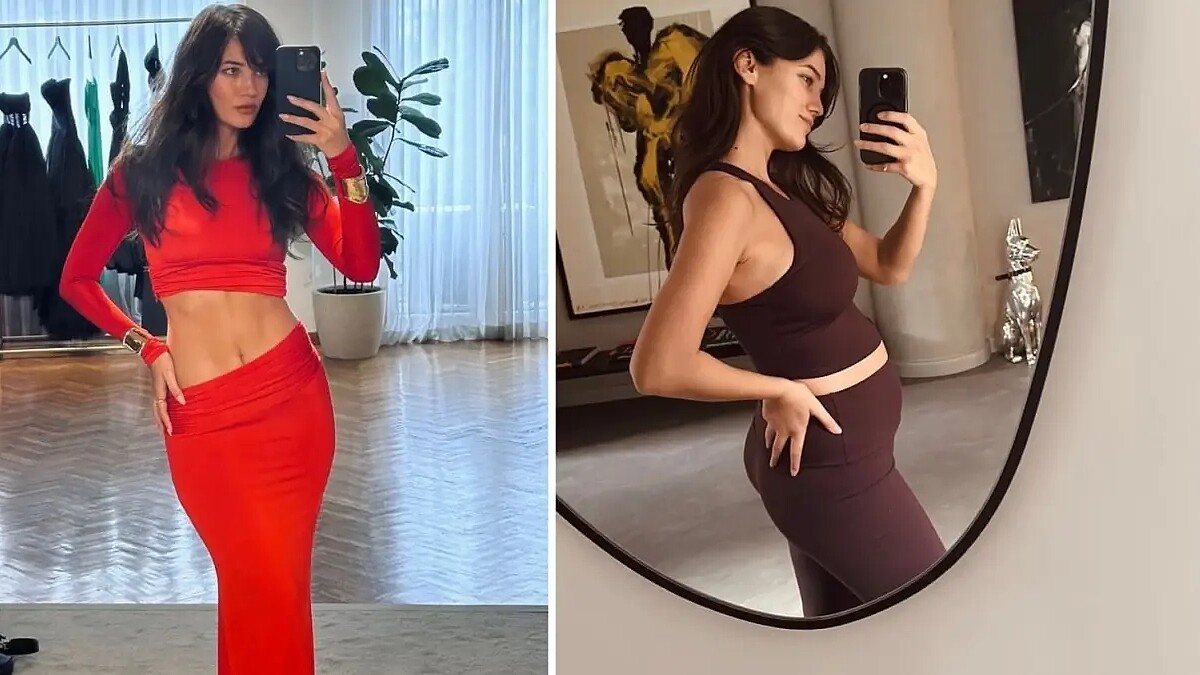 Pınar Deniz, hamilelik dönemini paylaşarak "Nereden nereye" dedi, erkek bebek bekliyor!