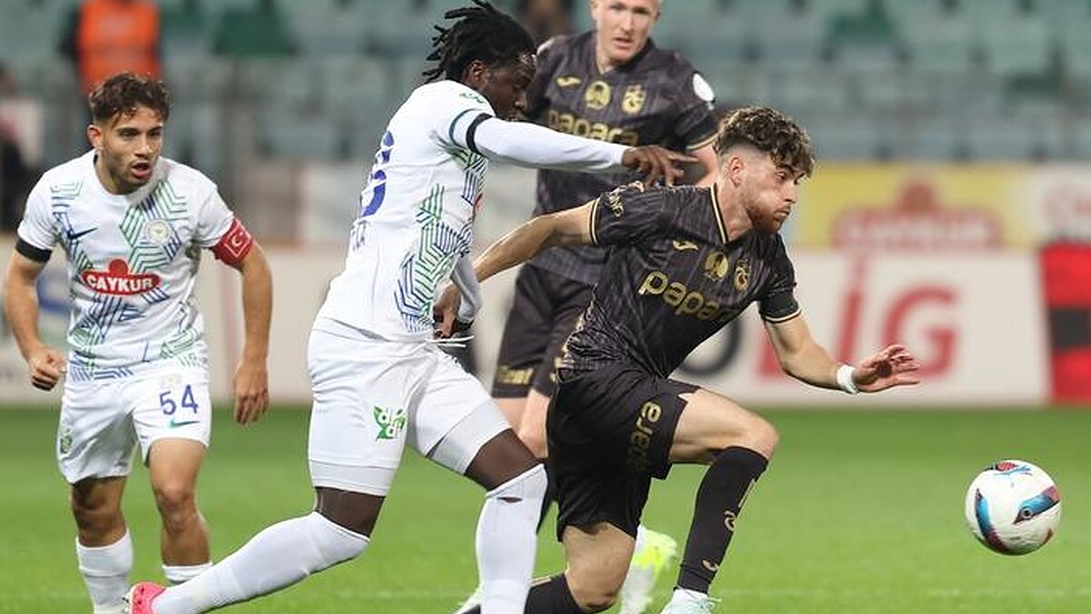 Trabzonspor, Rizespor deplasmanında 3-1 mağlup olarak kötü serisini sürdürdü!