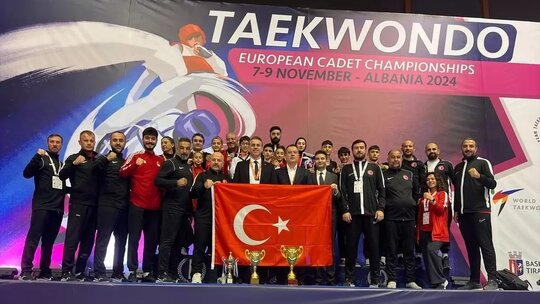 Türkiye, Avrupa Yıldızlar Tekvando Şampiyonası’nda Takım Halinde Birinci Oldu