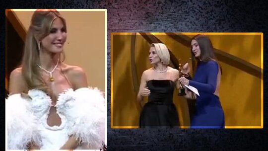 Çağla Şıkel'in Davranışıyla Altın Kelebek Töreninde Gündem Olunan An!