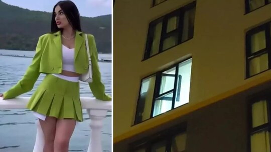 Fenomen 4. kattan düştü, 2 yaşındaki kızı evde mahsur kaldı ve itfaiye kurtardı