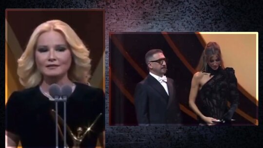 Müge Anlı, Altın Kelebek Ödülleri'nde Çağla Şıkel'e gönderme yaptı, gündem oldu!