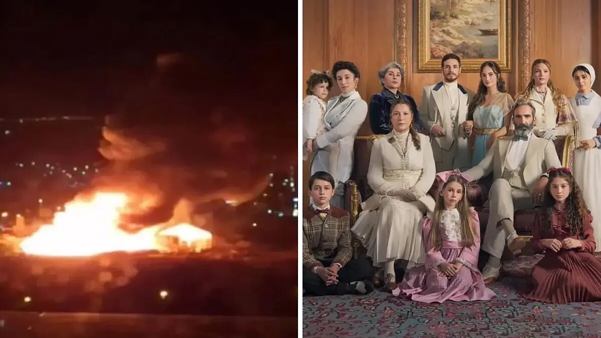 "Şakir Paşa Ailesi" Dizisinin Köşkünde Korkunç Yangın! - Detaylar Haberde