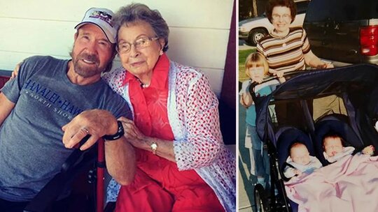 Ünlü oyuncu Chuck Norris’in annesi Wilma 103 yaşında vefat etti, acısını paylaştı