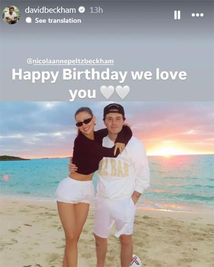 Beckham Ailesi'nden Mutluluk Dolu Bir Kutlama Gelin Nicola Peltz İçin Başladı