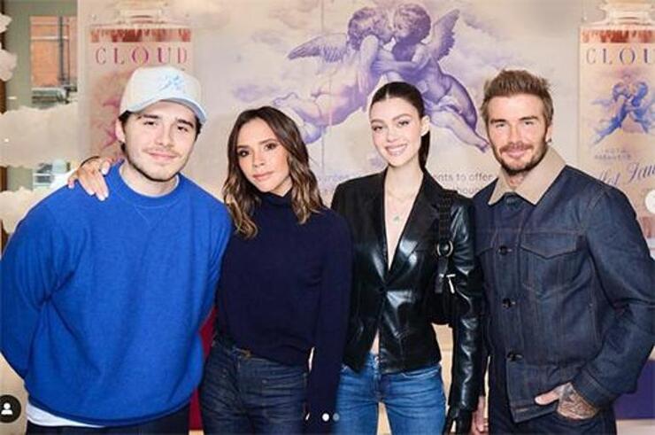 Beckham Ailesi'nden Mutluluk Dolu Bir Kutlama Gelin Nicola Peltz İçin Başladı