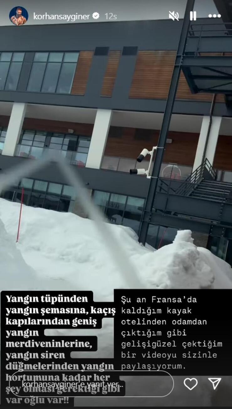 Kartalkaya'daki faciadan sonra Zuhal Topal'ın eşi Fransa'daki otelden paylaştı!