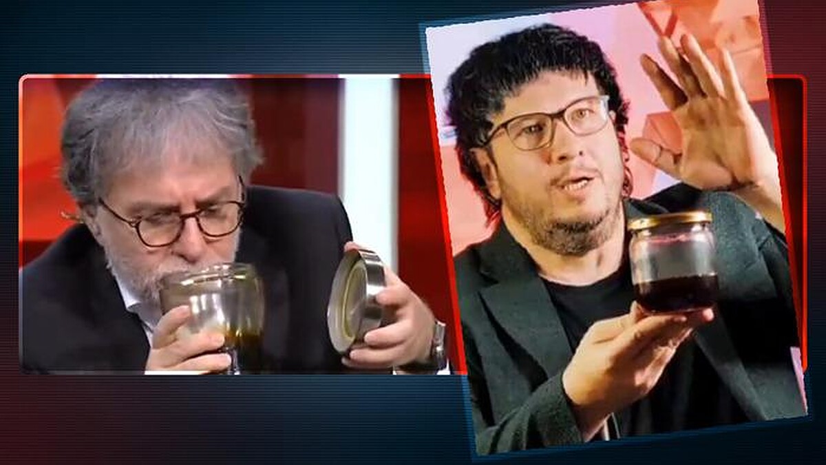 Ahmet Hakan canlı yayında Gabar petrolünü kokladı, Şahan Gökbakar'dan alaycı tepki!