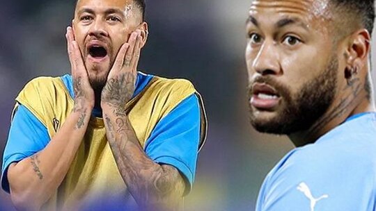 Neymar, sakatlıklar nedeniyle Suudi Arabistan'dan ayrıldı ve Santos'a geri döndü!