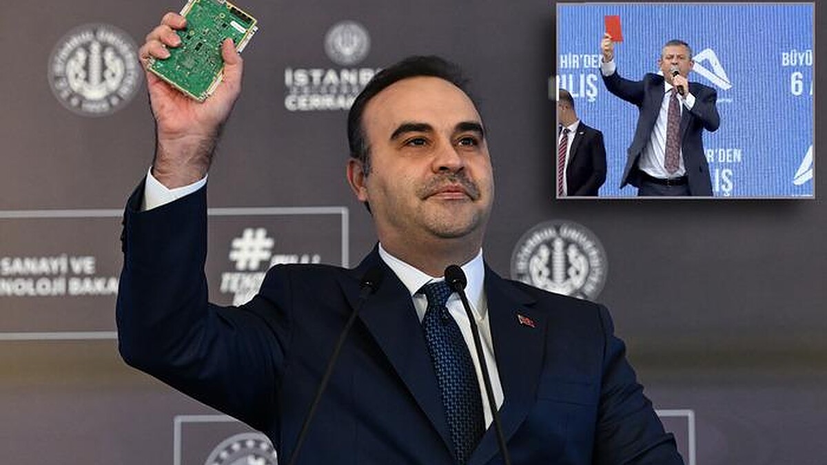 Özgür Özel'in 'Kırmızı Kart'ına Bakan Kacır'dan 'Yeşil Kart' ile yanıt: 70 bin dolar değeri