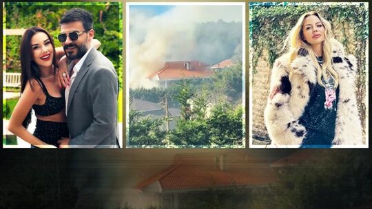 Ünlü isimlerin oturduğu lüks sitede çıkan yangın paniği! Seda Üren ve Dilan Polat sosyal medyada paylaştı!