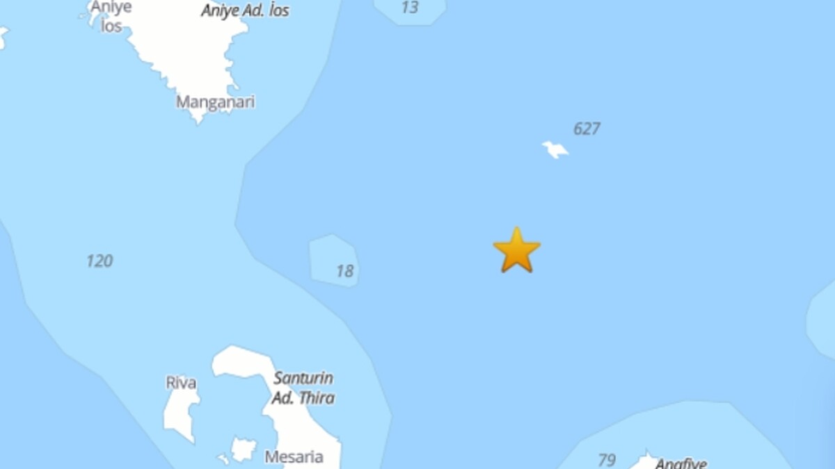 Ege Denizi'nde art arda depremler: Santorini Adası'nda panik!