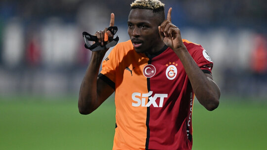 Galatasaray, Osimhen'in golleriyle 3 puanı kaptı