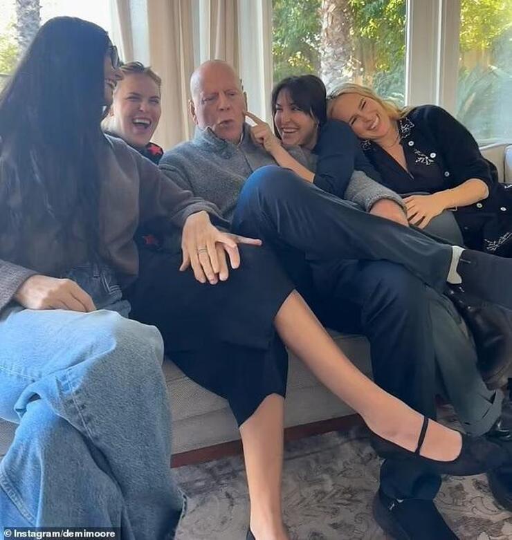 Bruce Willis'in Demansla Mücadelesi: Ailesiyle 70. yaş gününü kutladı!
