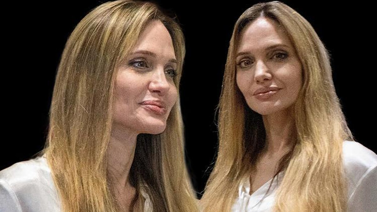 Angelina Jolie'nin duygusal bağını gözlerindeki yaşlarla gösterdiği anlar!
