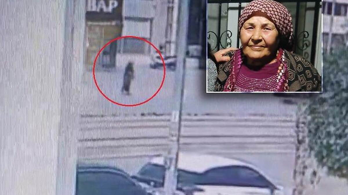 Bayram alışverişi için maaşını çeken yaşlı kadını hayattan koparan kaza kamerada!