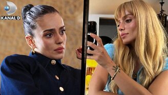 Bestemsu Özdemir, İnci Taneleri dizisindeki Semiramis karakteri için saçını kumrala boyadı.