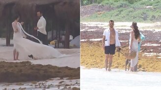 Justin Theroux, Jennifer Aniston'dan boşandıktan sonra 30 yaşındaki Nicole Brydon Bloom ile gizlice evlendi.