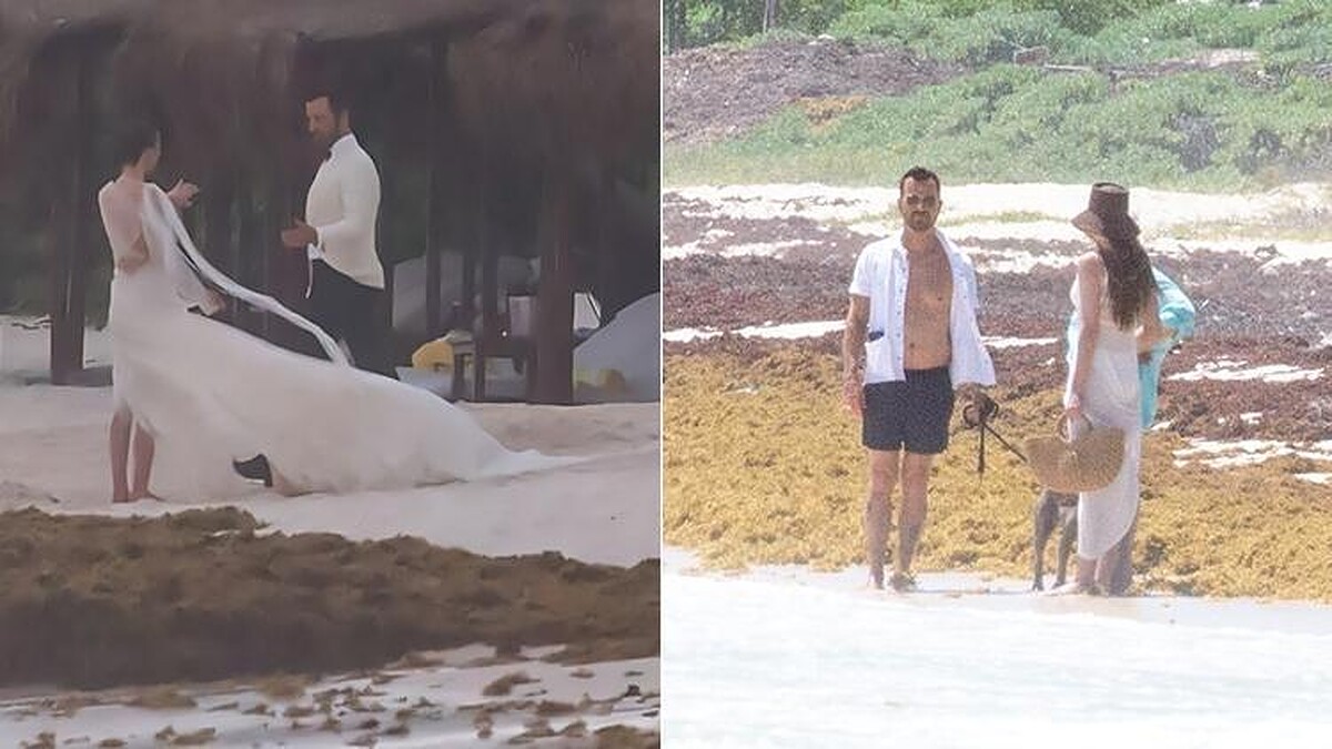 Justin Theroux, Jennifer Aniston'dan boşandıktan sonra 30 yaşındaki Nicole Brydon Bloom ile gizlice evlendi.