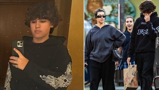Kourtney Kardashian'ın oğlu Mason'un gizli çocuk iddialarını yalanladığı açıklama!