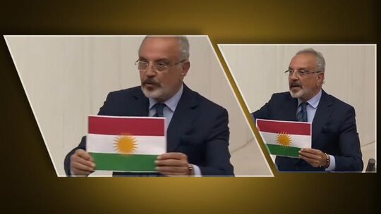 Sırrı Sakık'ın kürsüde bayrakla çıkması TBMM'yi karıştırdı!