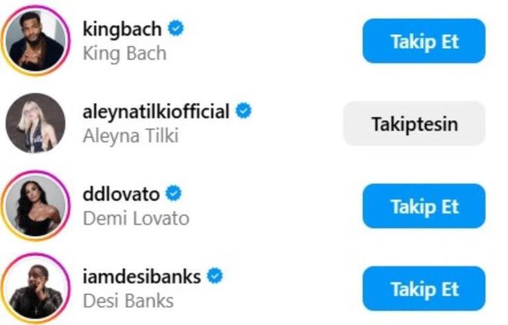 Aleyna Tilki, Justin Bieber'ın takibinde!