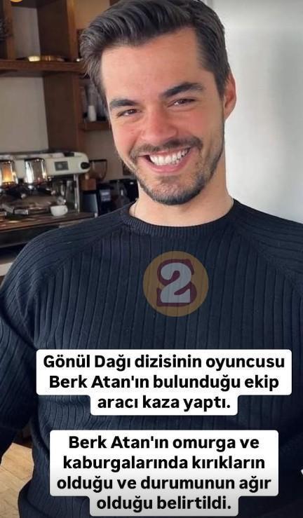 Berk Atan trafik kazası sonrası yoğun bakımda!