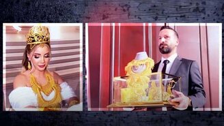 Aleyna Dalveren'in lüks düğünü sosyal medyayı salladı! İbrahim Tatlıses'in şarkı söylediği törende altınlarla süslenen gelin, ünlü isimlerle evlendi.