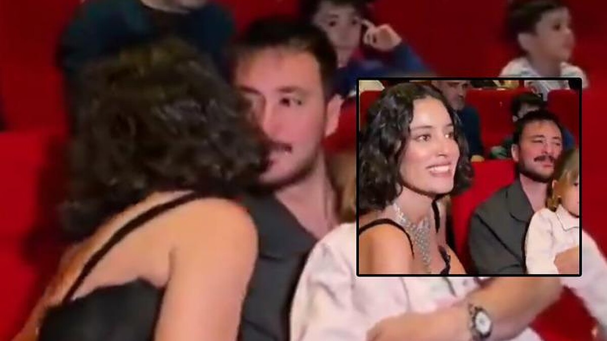 Anıl Altan, eşi Pelin Akil'i galada yalnız bırakmadı! Öpüşme anları gündemde...