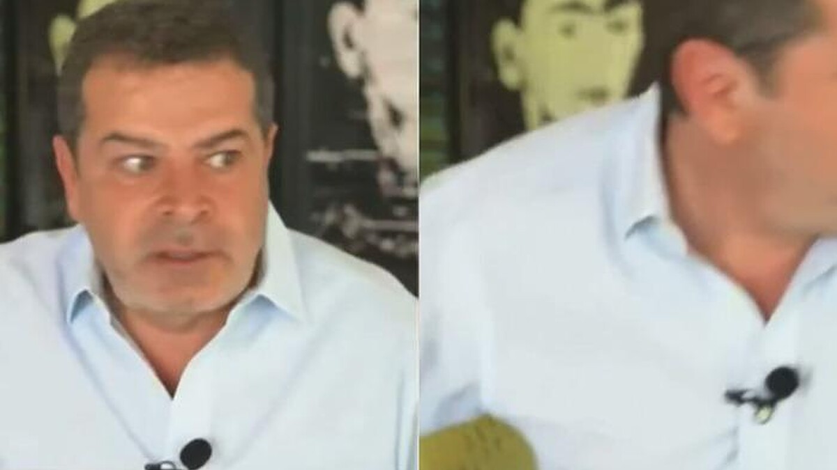 Cüneyt Özdemir deprem anında canlı yayını terk etti!