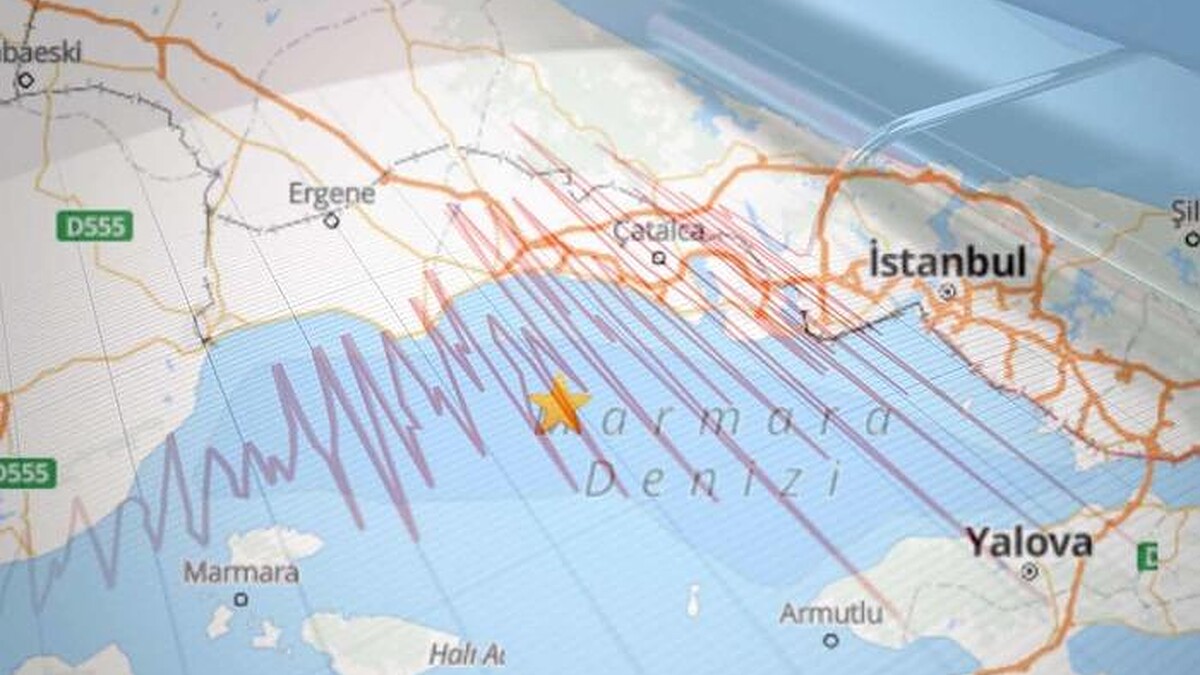 İstanbul'da 6.2 büyüklüğünde deprem! Vatandaşlar panikte...