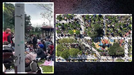 İstanbul'da deprem paniği: Vatandaşlar sokaklara döküldü, toplanma alanları dolup taştı