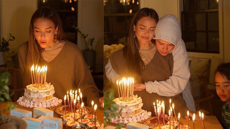 Jessica Alba, bekar bir anne olarak çocuklarıyla evinde doğum gününü kutladı....