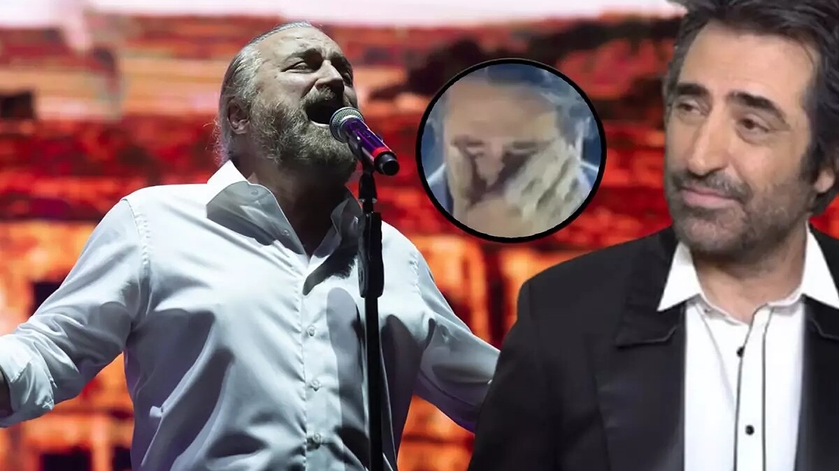 Mahsun Kırmızıgül, Volkan Konak'ın vefatıyla sahnede gözyaşlarına boğuldu