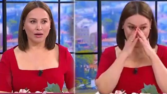 Nur Viral deprem anında ağlamaya başladı!