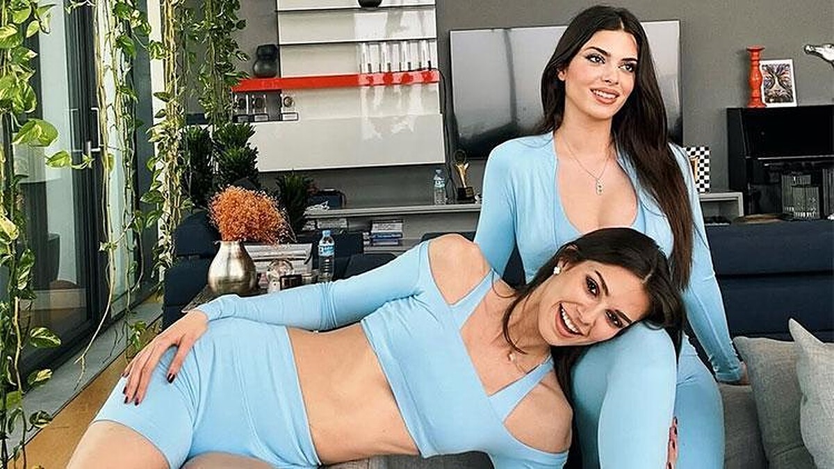 Talu kardeşler Kendall ve Kylie Jenner'a benzeyen poz verdi!