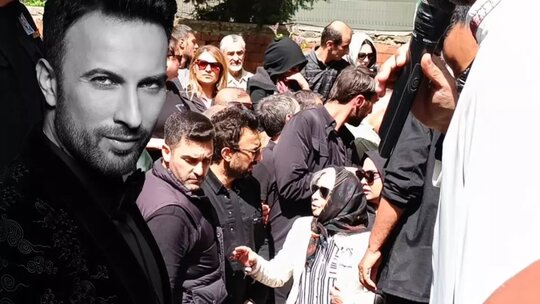 Tarkan'ın annesinin cenaze töreninde duygusal anlar yaşandı