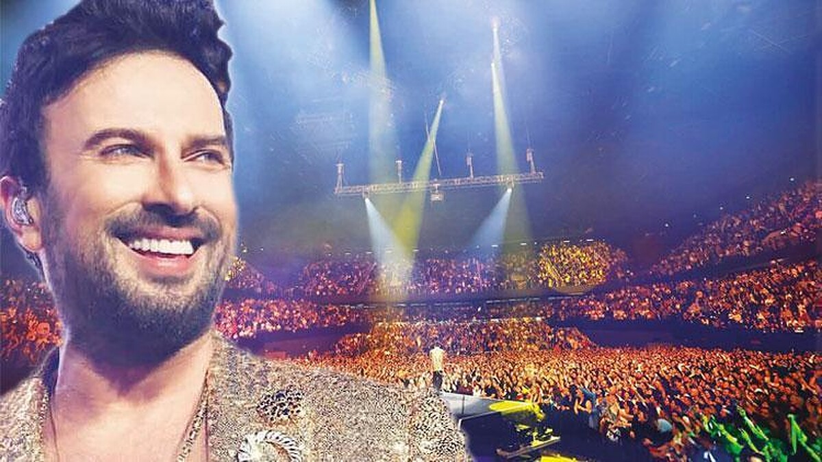 Tarkan, Rotterdam'da unutulmaz bir konser verdi