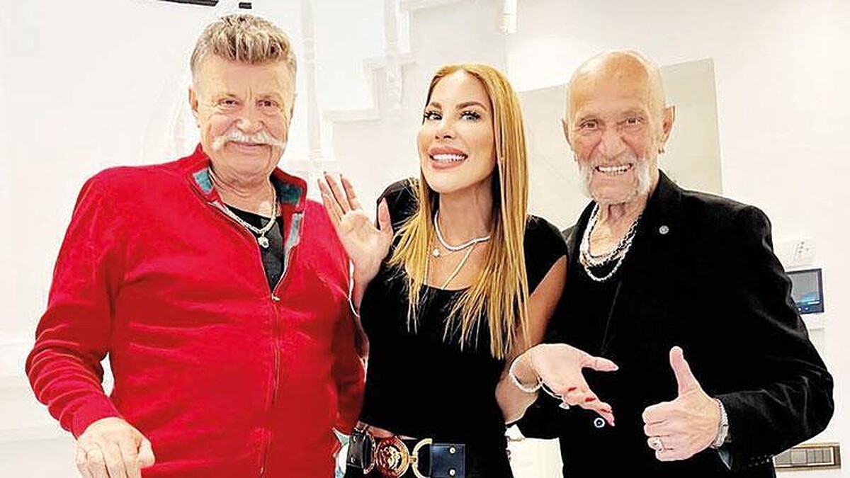 Yeşilçam'ın unutulmaz isimleri Nuri Alço ve Coşkun Göğen, Pınar Kerimoğlu ile renkli karelerde buluştu