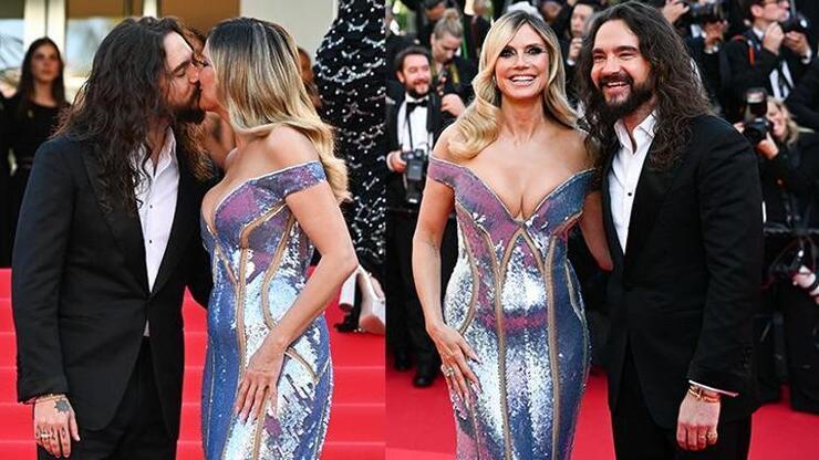 Heidi Klum ve Tom Kaulitz'un Aşk Dolu Görüntüleri Cannes'da!