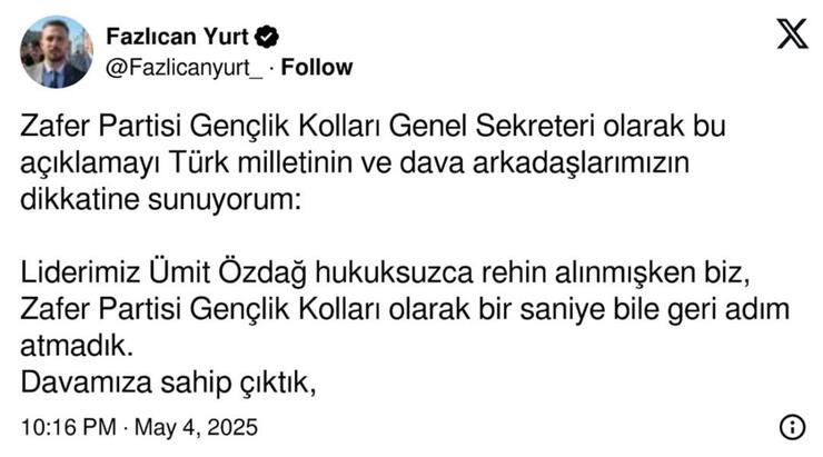 Zafer Partisi'nde kriz büyüyor: İstifa mı, devam mı? Gençlik kolları üç ilde feshedildi