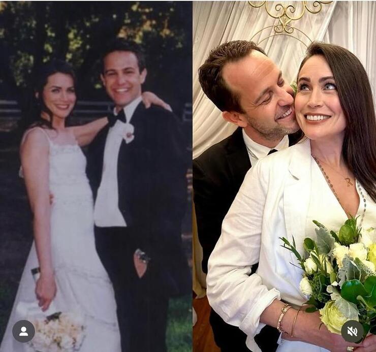 Ünlü oyuncu boşandığı kocasına yeniden aşık oldu, yıllar sonra tekrar evlendi! Rena Sofer ve Sanford Bookstaver'dan romantik sürpriz