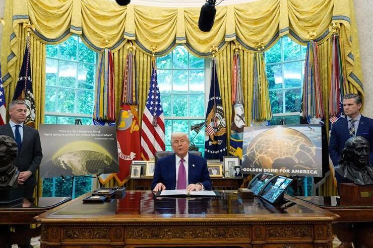 Trump: ABD'nin altın kubbesi için yeni savunma sistemi geliyor