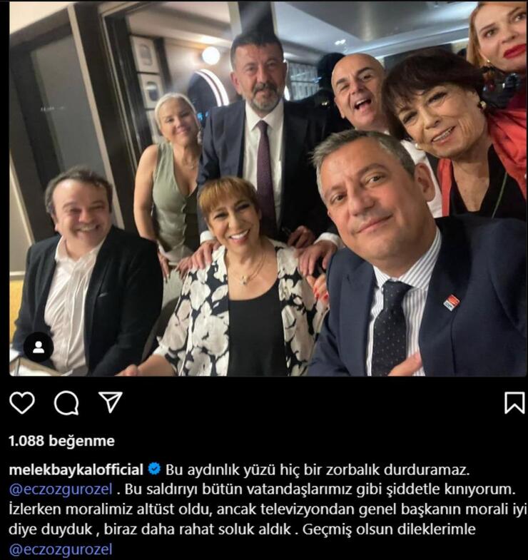 Özgür Özel'e yapılan saldırıya Melek Baykal'dan sert tepki