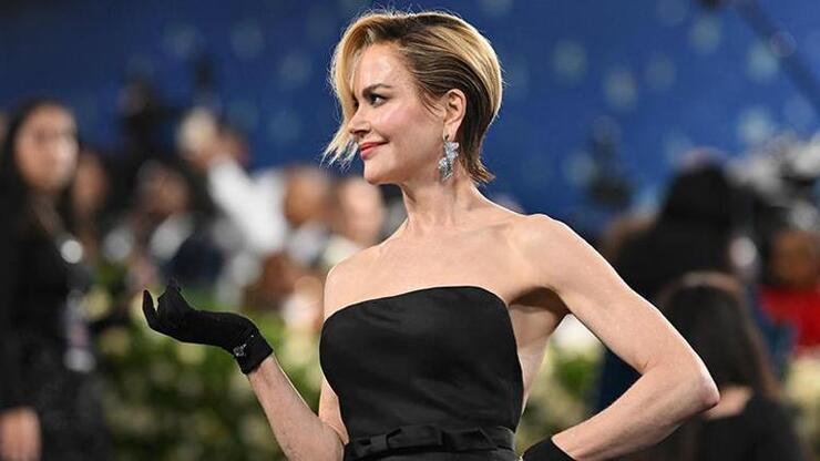 Nicole Kidman, Met Gala'da saçlarını kestirerek geceye damga vurdu!