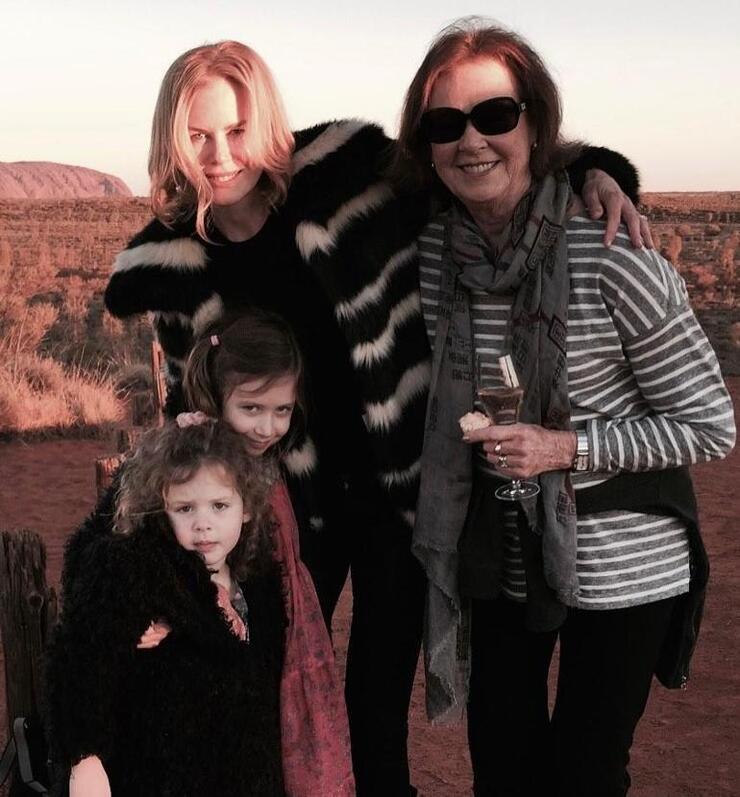 Nicole Kidman, annesini kaybettikten sonra ailesine zaman ayırmayı planlıyor