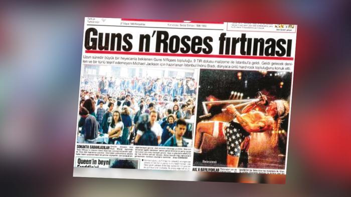 Guns'n'Roses 32 yıl sonra İstanbul'da!