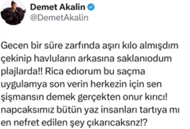 Meydanlarda kilo kontrolü uygulaması başladı, Demet Akalın tepkili!