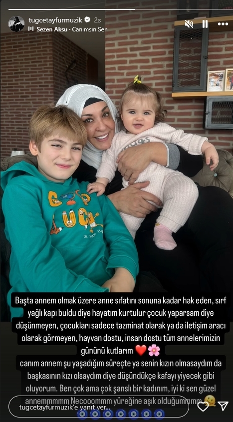 Tuğçe Tayfur'dan duygusal Anneler Günü mesajı!