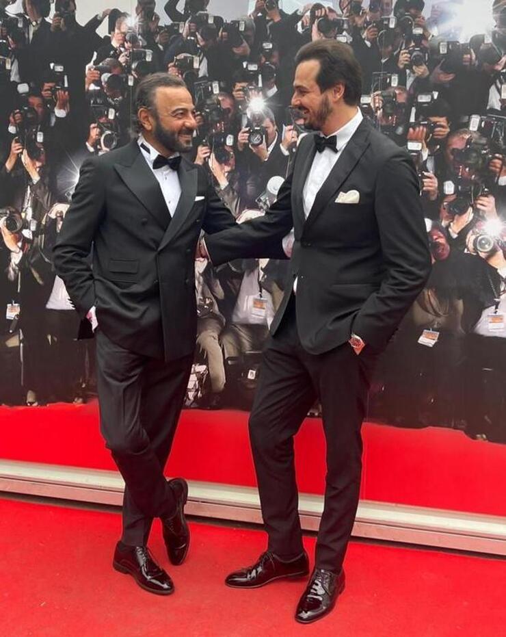 Kerem Alışık ve oğlu Sadri Cannes Film Festivali'nde!